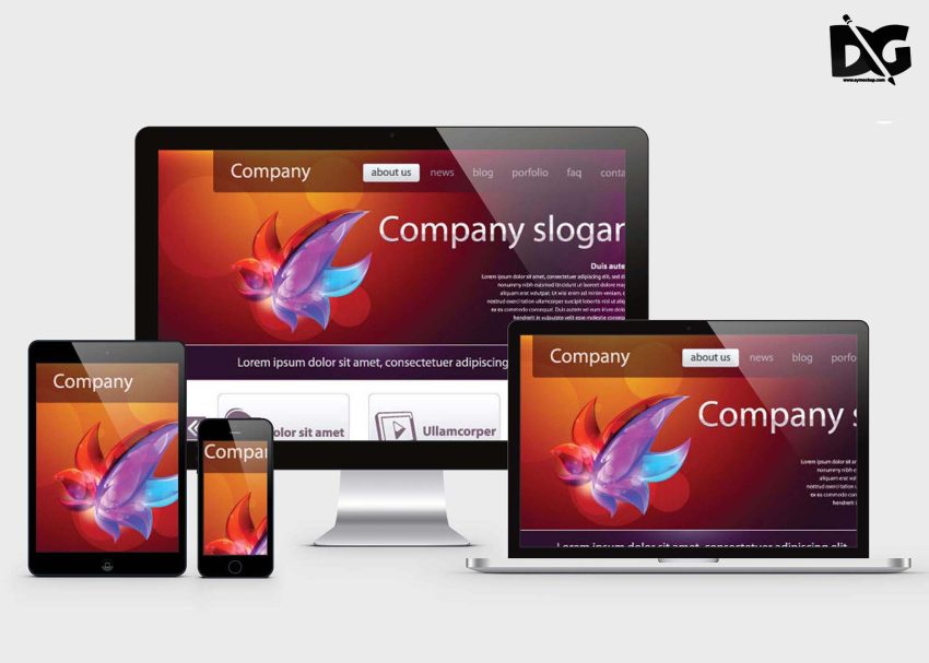 Free PSD Mockups 5 Responsive Mockup