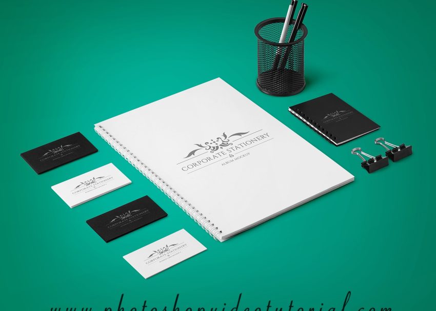 Free PSD Mockups 5 Corporate identity mockup
