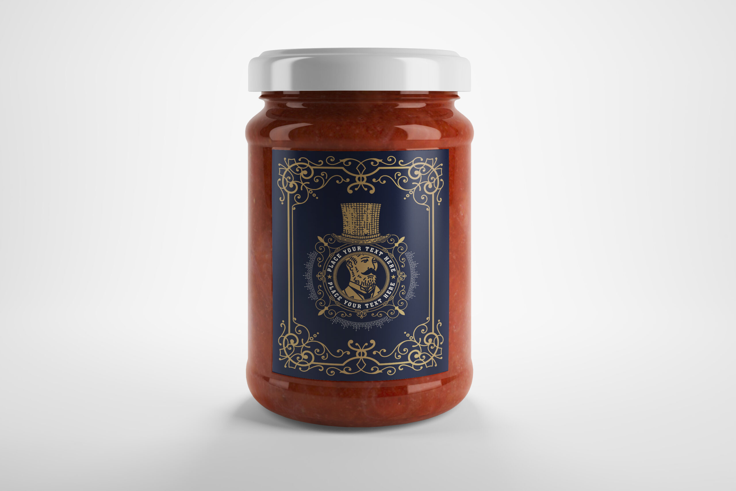free jar mockup