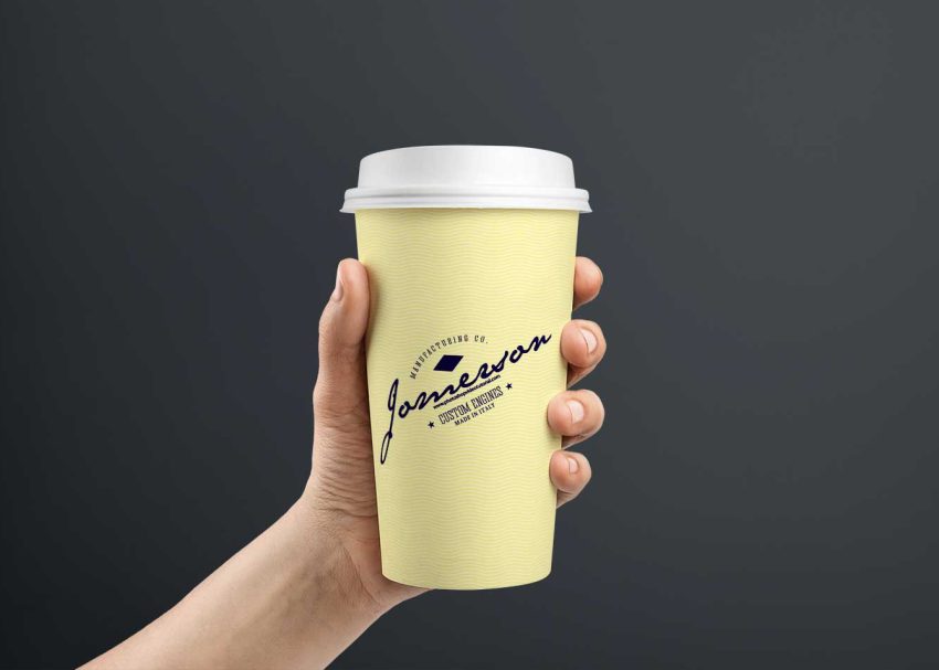 Free PSD Mockups 1 free Coffee can mockup