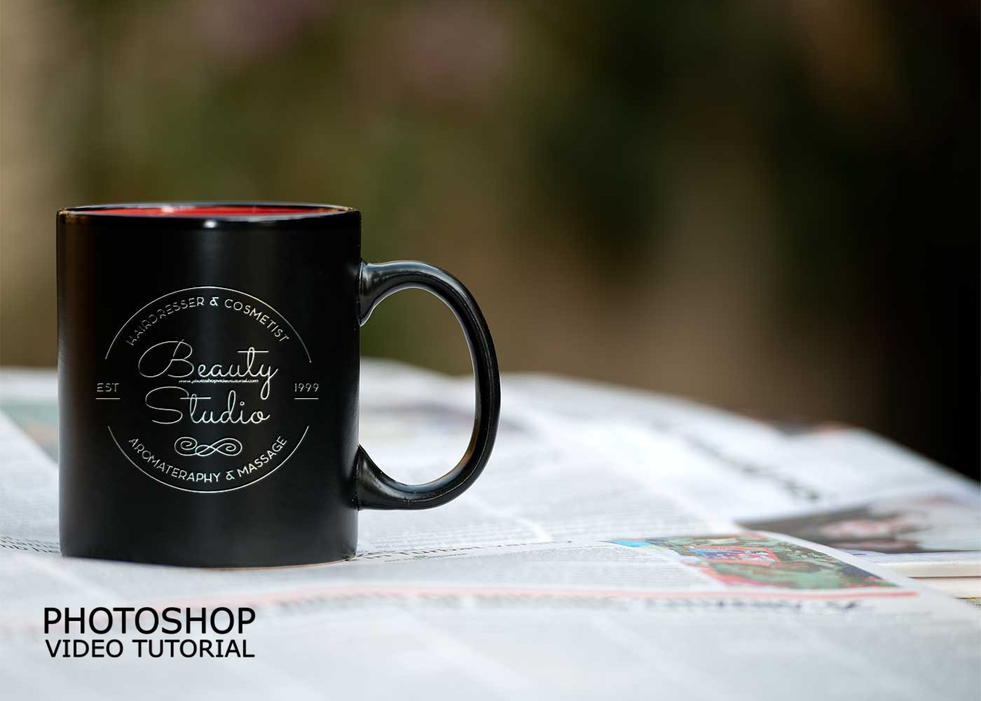 Realistic Free Table Label Mockups 2 Table Realistic Mockups