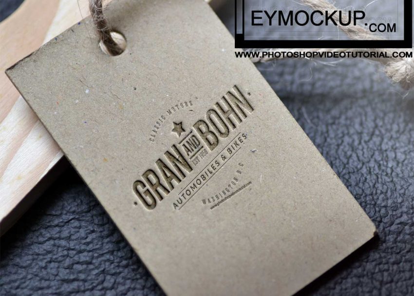 White Tags Mockup