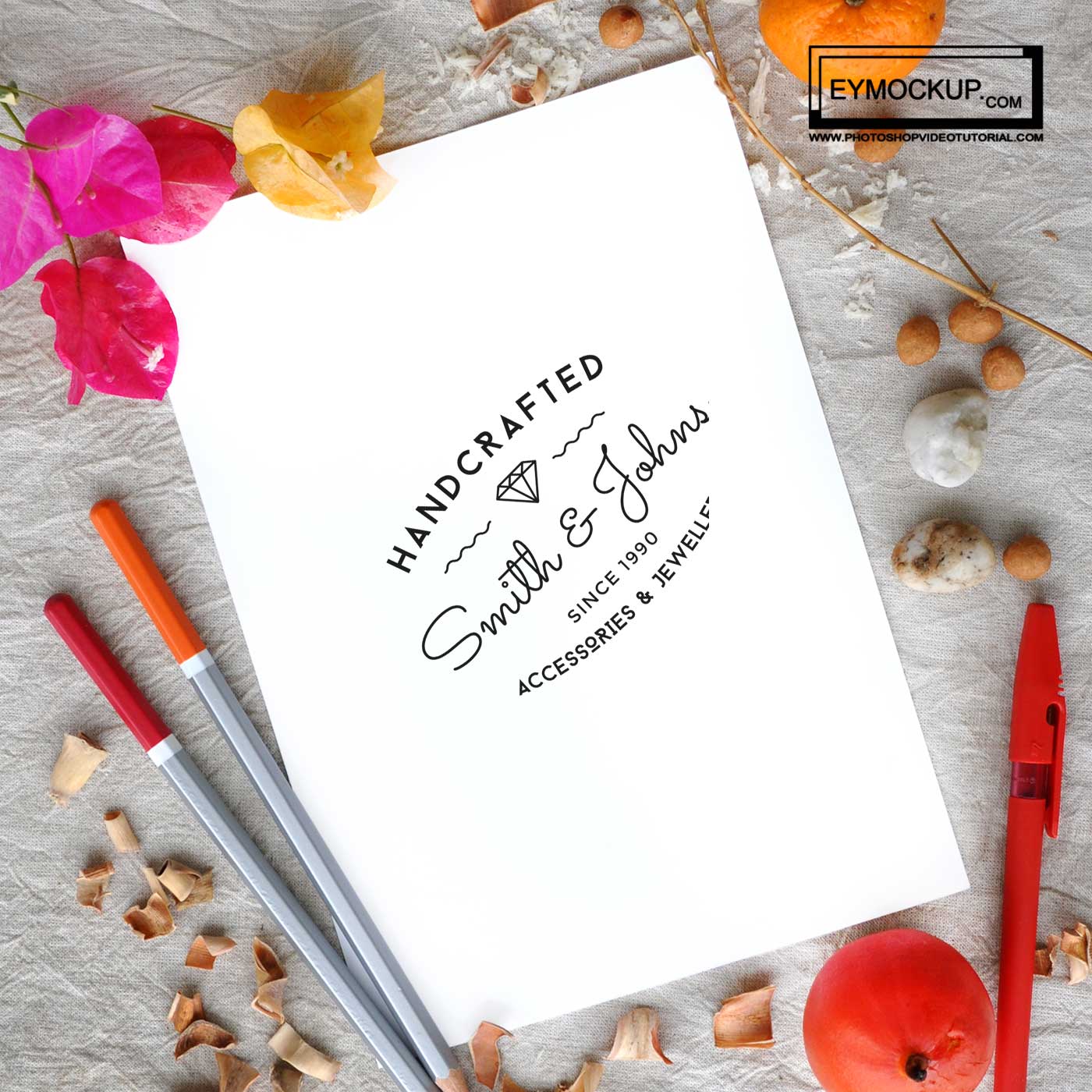 Clean Logo Design Mockup