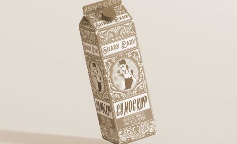 Mockups Milk Package