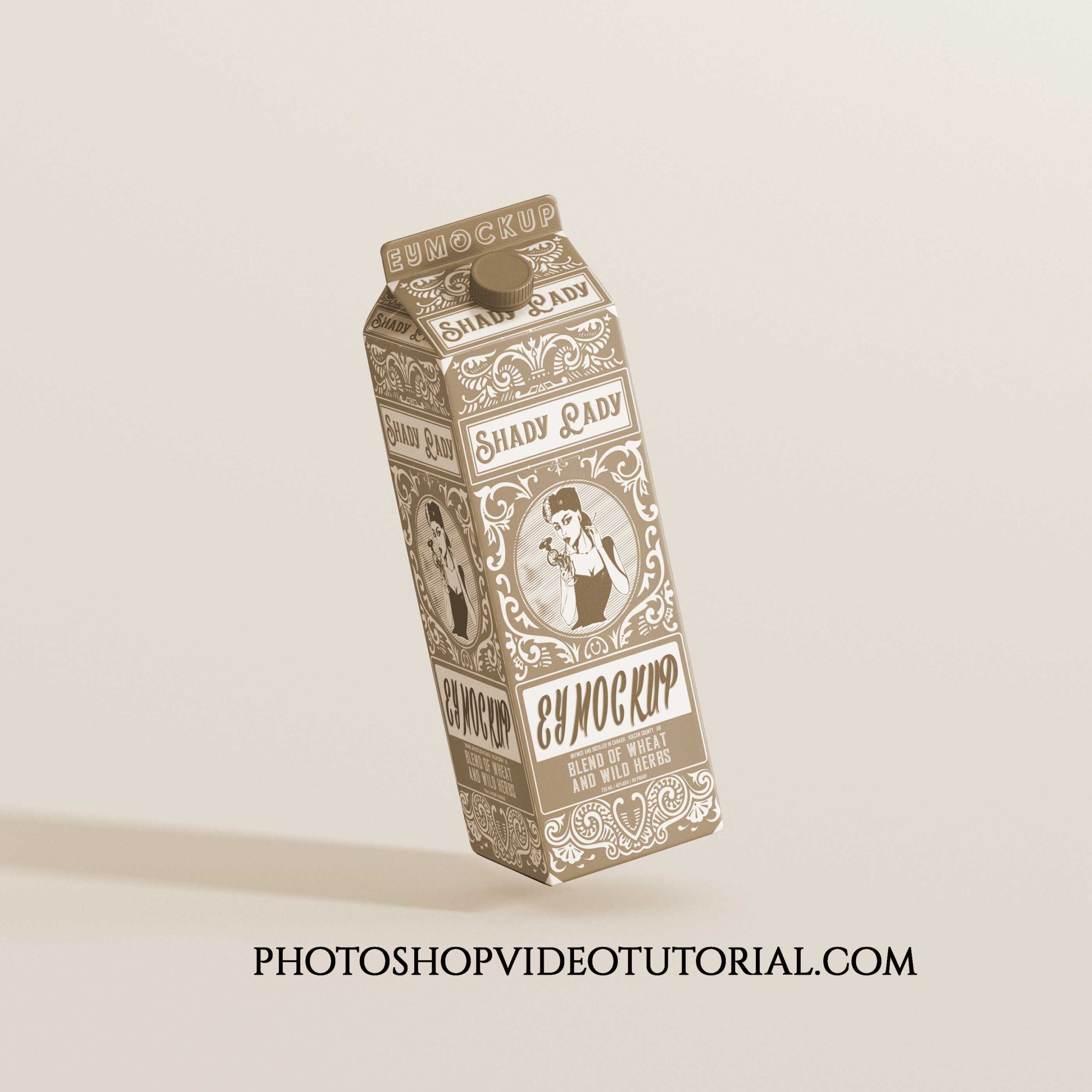 Mockups Milk Package