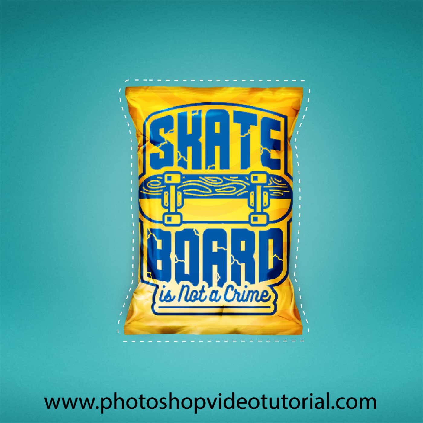 Realistic Chips Bag Mockup