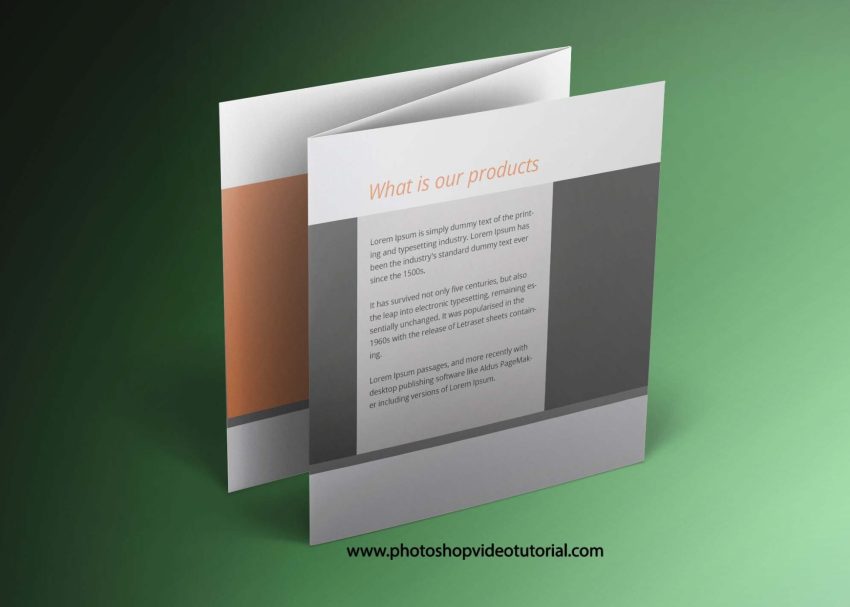 Free PSD Mockups 3 Z-Brochure Mockups