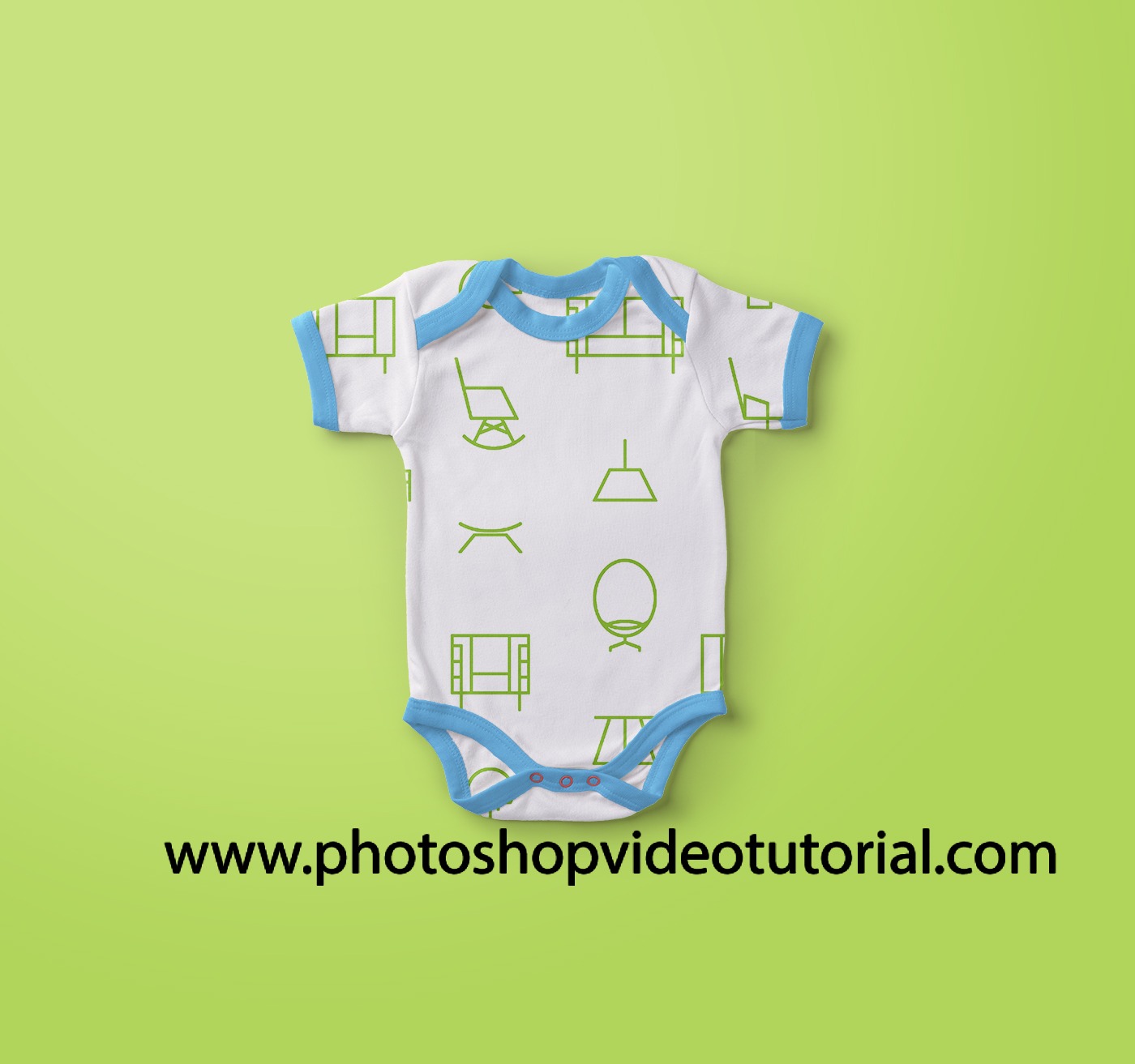 Mockups Baby Suit Presentation