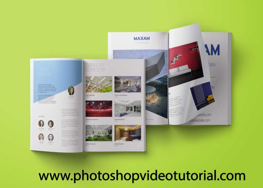 Free PSD Mockups 2 Mockup Magzine Presentation