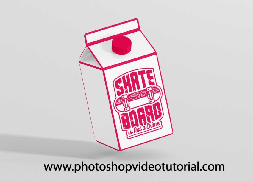 Free PSD Mockups 4 Mockup Milk Package