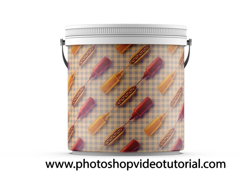 Free PSD Mockups 1 Mockup Paint Label Presentation