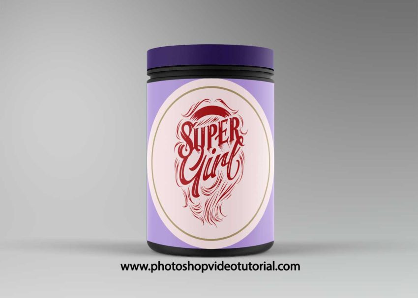 Free PSD Mockups 7 kitchen Menu Bottle Mockup