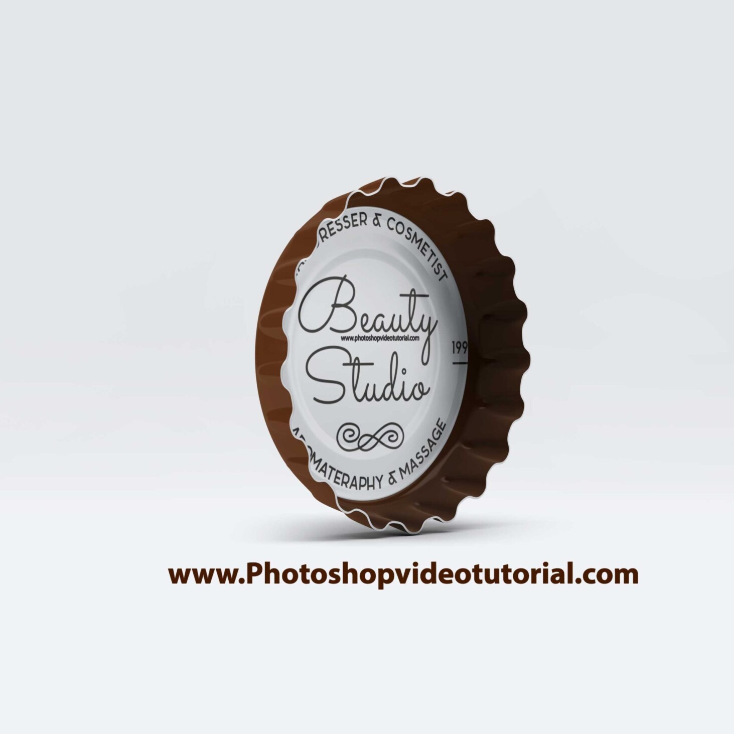 PSD Bottle Cap Mockup