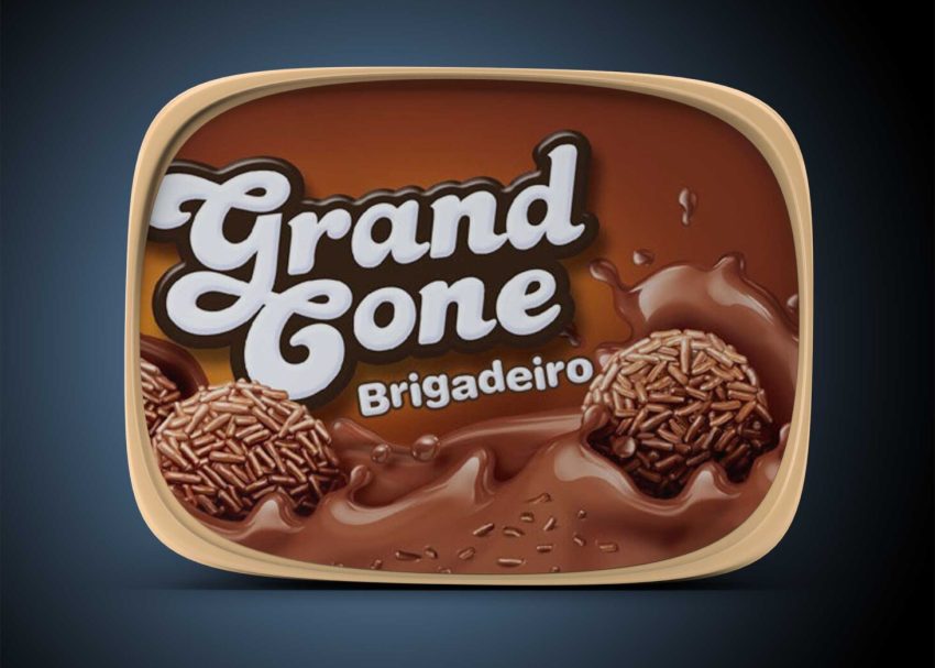 Best Ice Creams Container Mockup