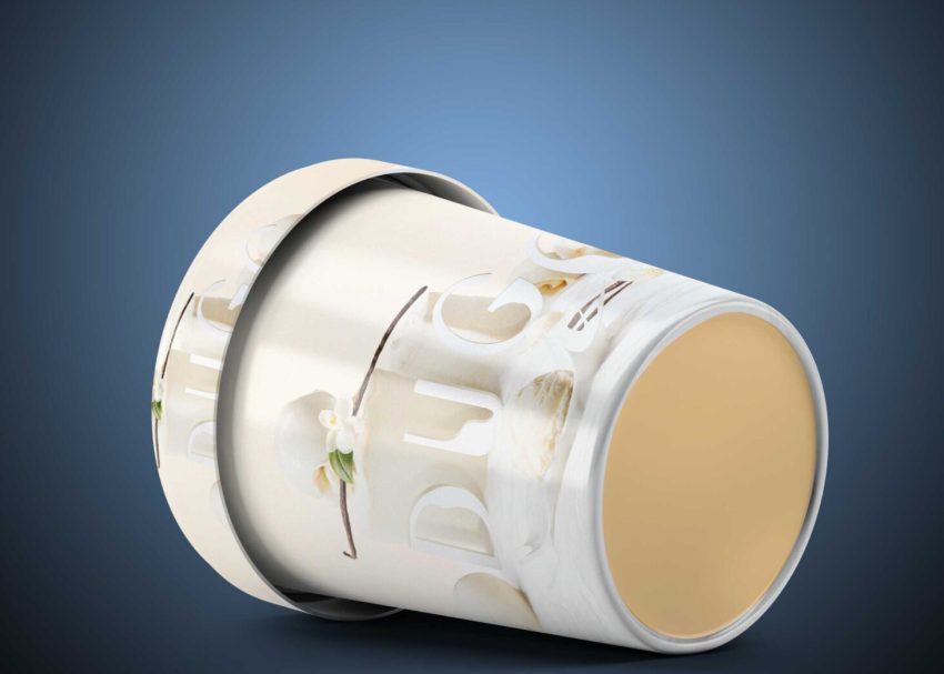 New Ice Cream Tub Mockup