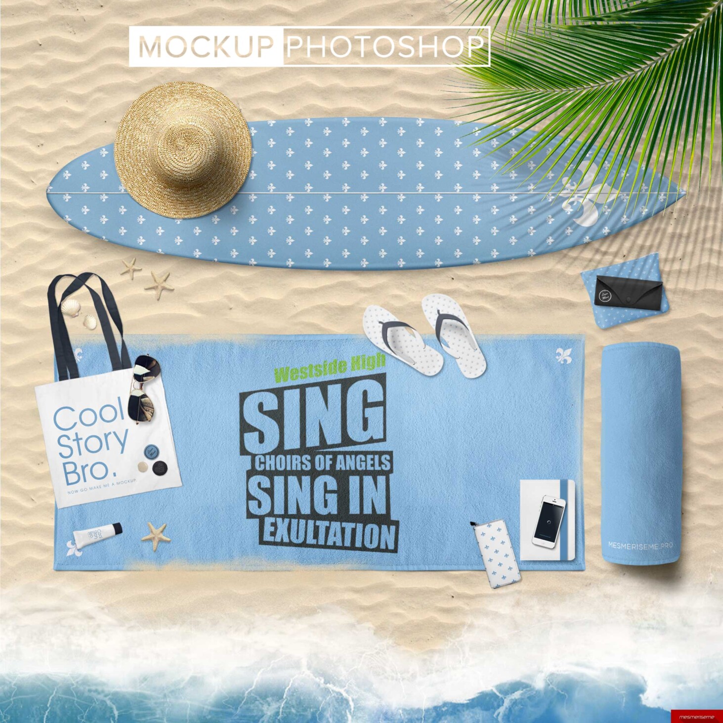 Beach Towel Mockup