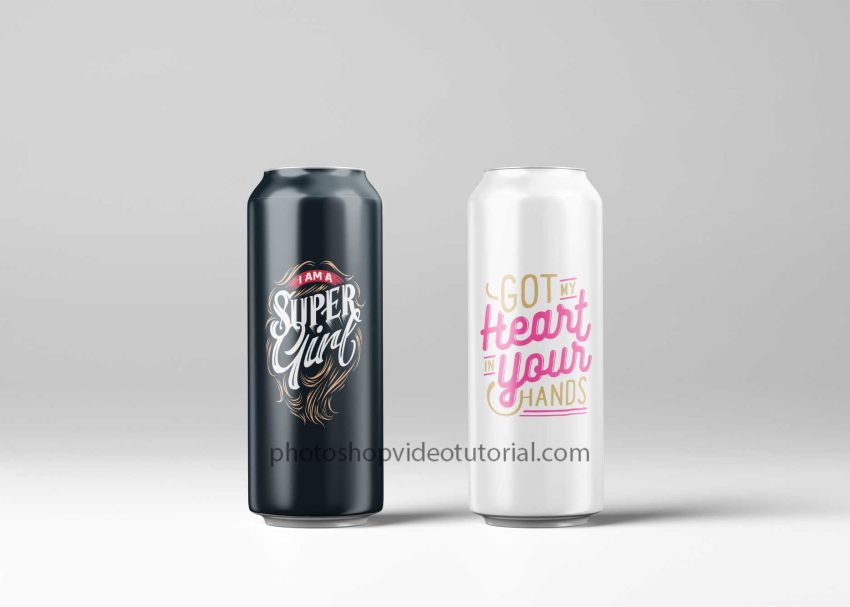 Beer Can Mockup