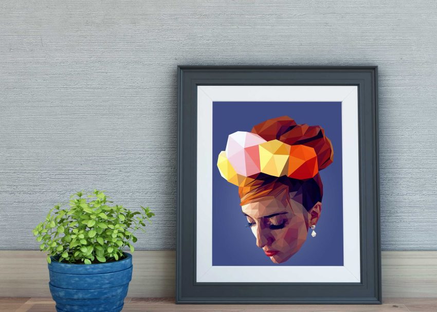 Flower Pot Frame Mockup