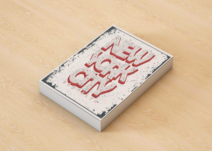 Free PSD Mockups 3 Book Mockup PSD