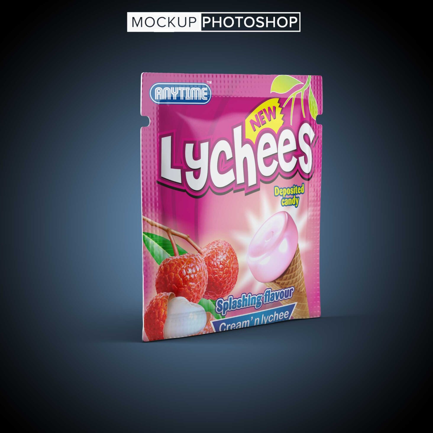 Square Sachet Mockup