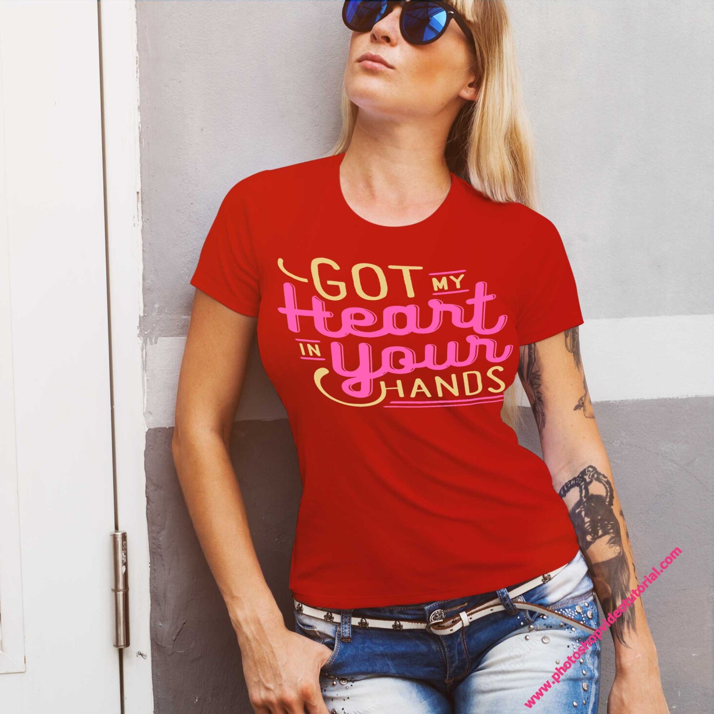 Stylish Sun Girl T-shirt Mockups 7 Sun Girl T-shirt Mockups