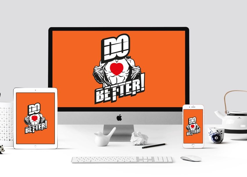 Workspace PSD Mockup