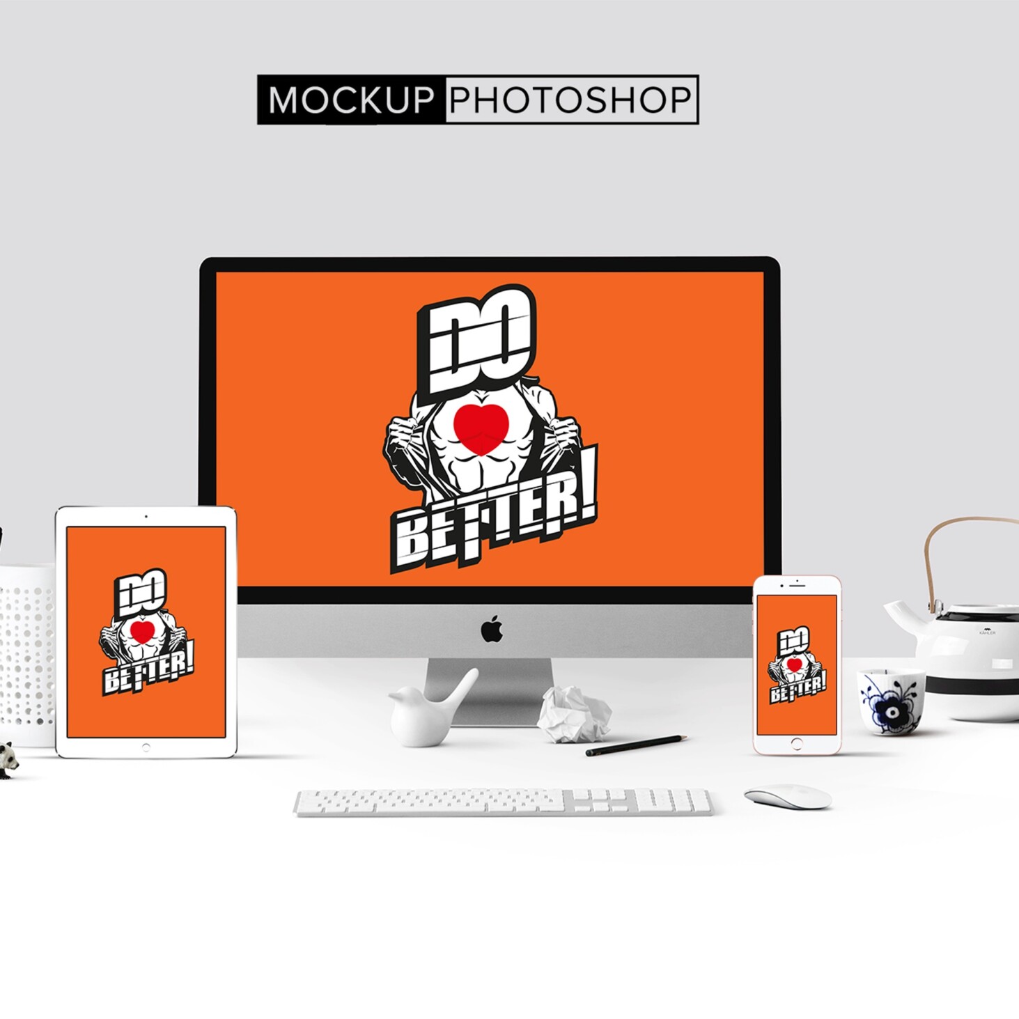 Workspace PSD Mockup