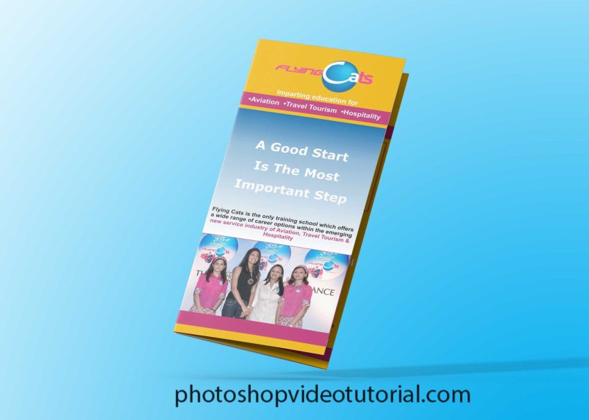 Z Fold Brochure Mockup