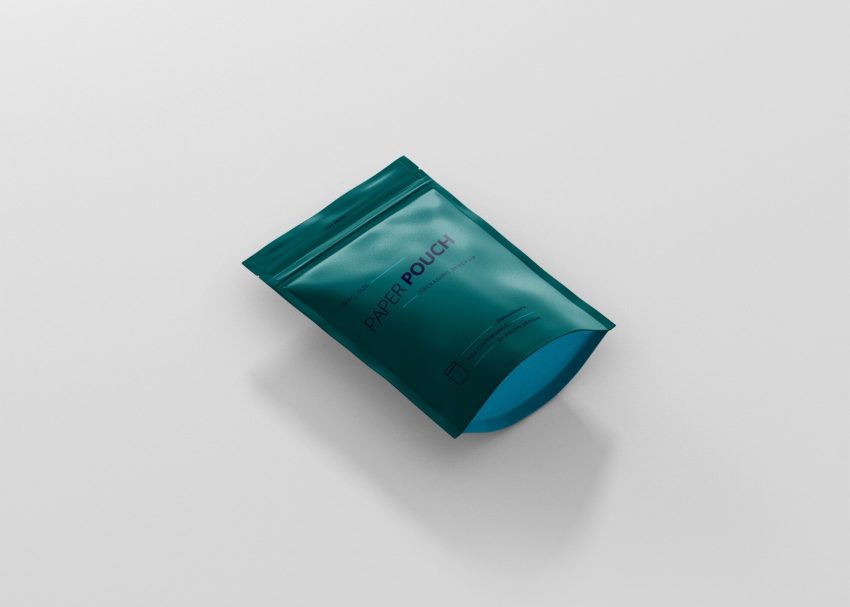 Free PSD Mockups 4 Pouch Bag Mockup