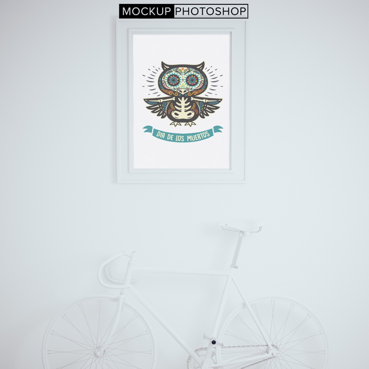 Free Wall PSD Sticker Mockup Download 1 Wall mockup PSD