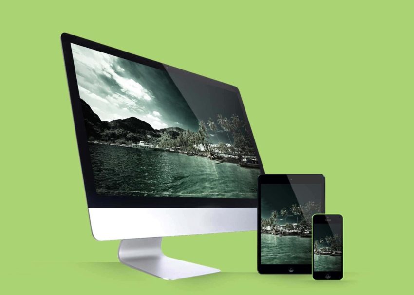 Device Website Mockup