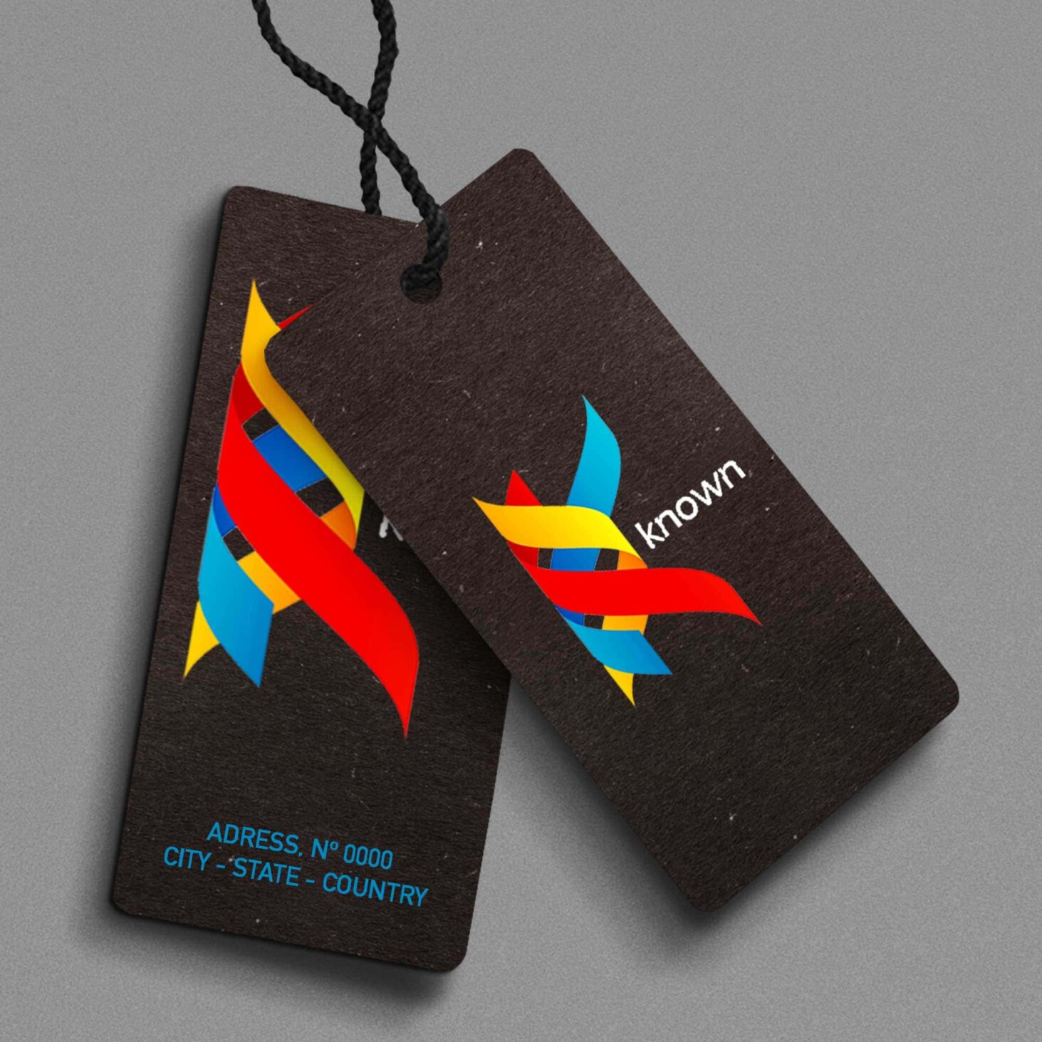 Free Branding Tag Mockup for Clothing 1 Branding Tag Mockup