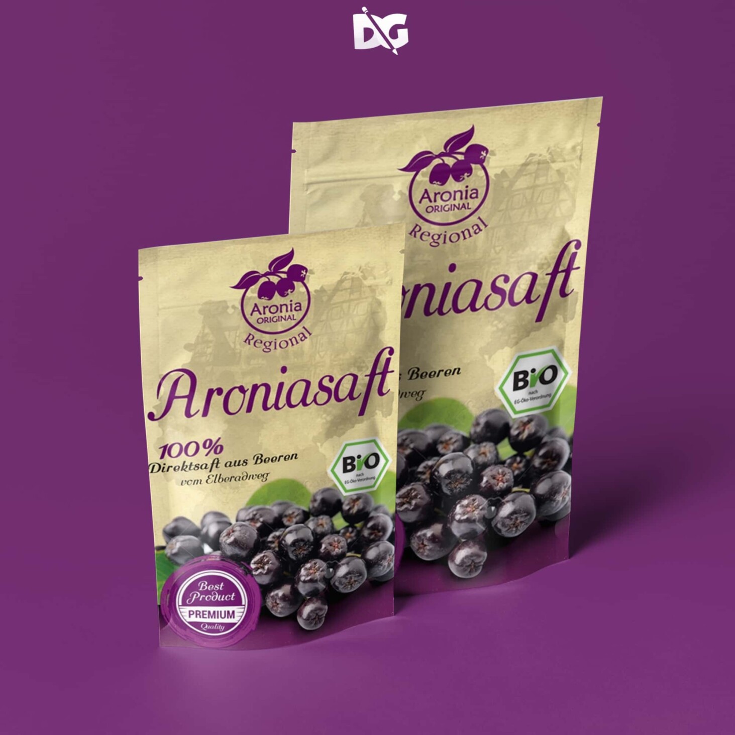 Doypack Pouch Label Mockup