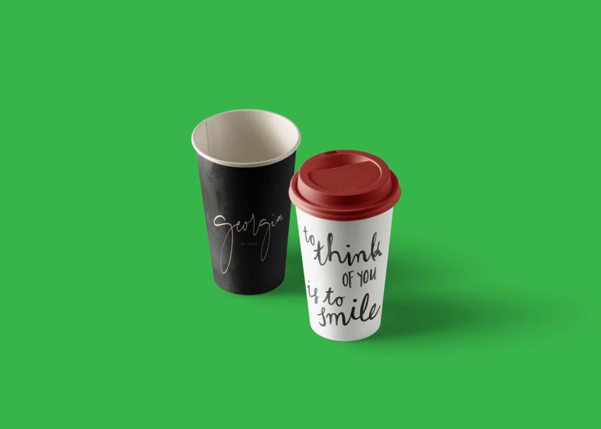 Coffee Glass Mug Mockup