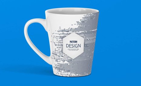 Coffee Mug Label Mockup