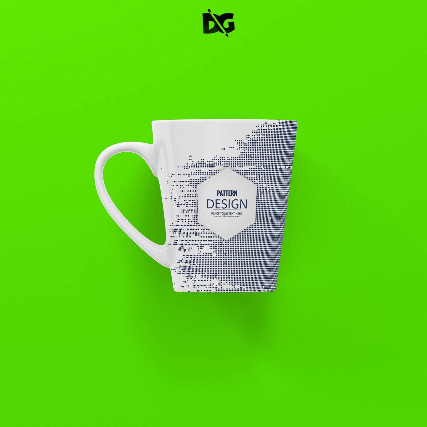 Tea Mug Label Mockup