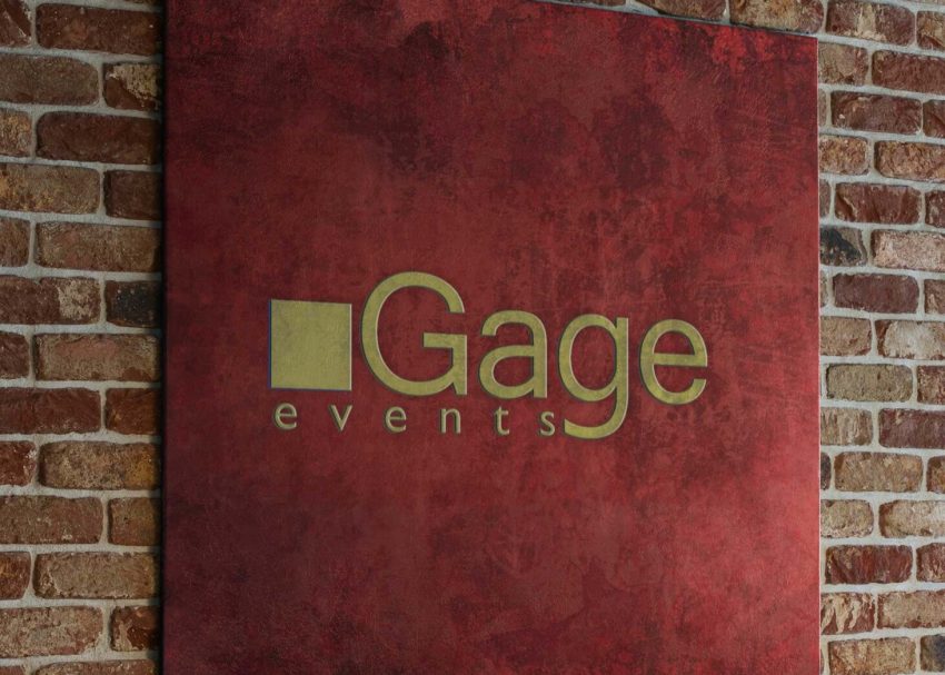 Wall Signage Logo Mockup