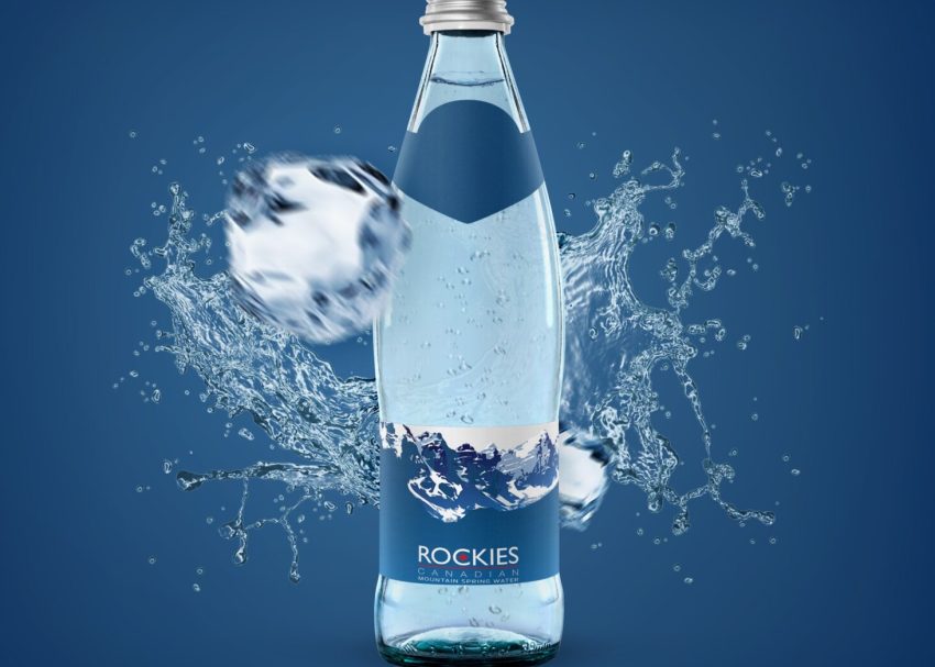 Free PSD Mockups 1 Water Bottle PSD Mockup