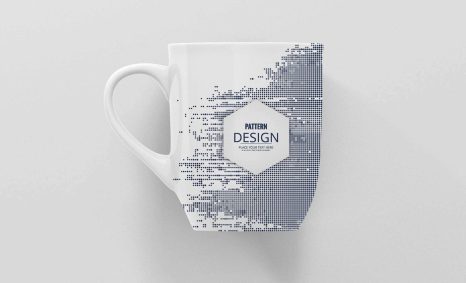 Sublimation Mug Label Mockup