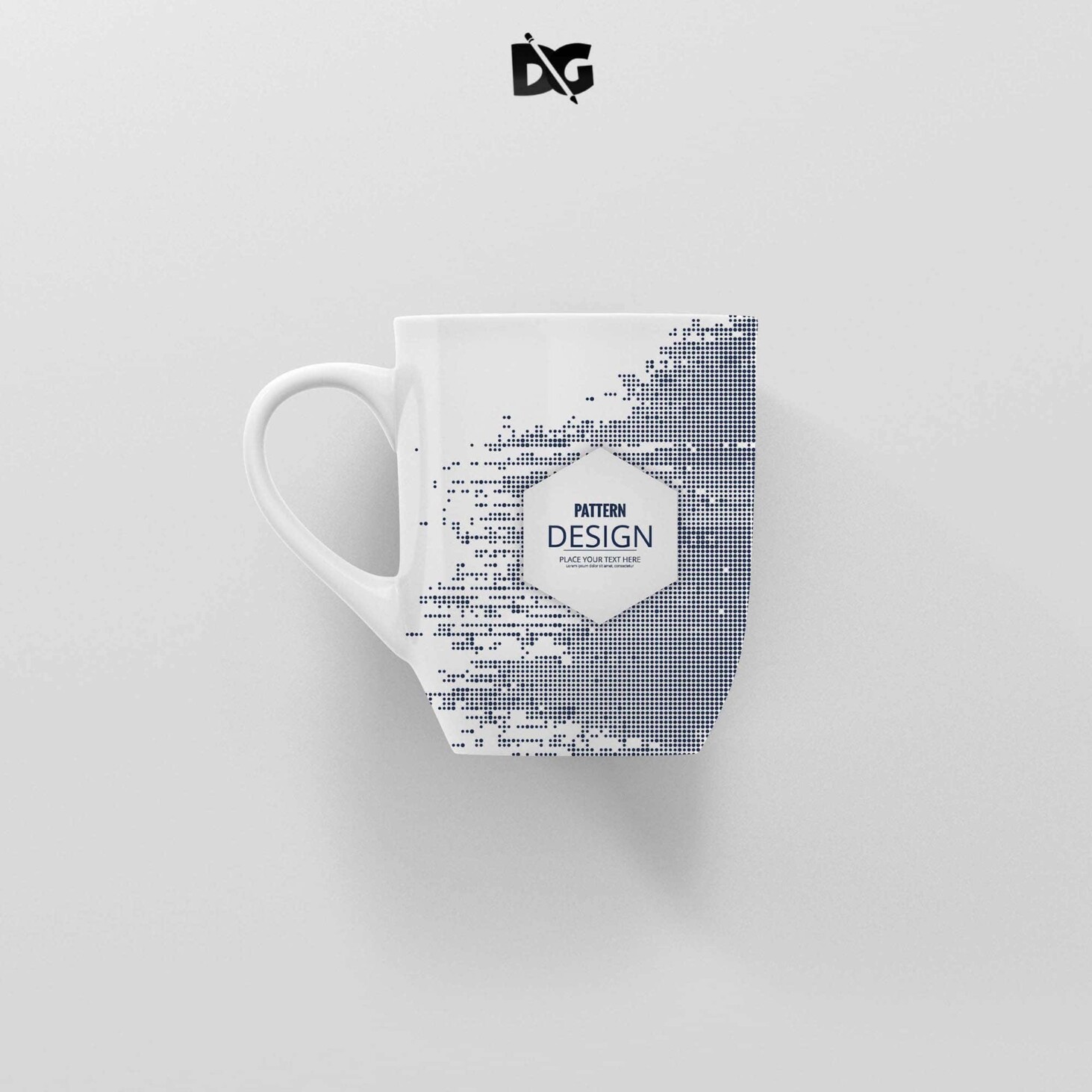 Sublimation Mug Label Mockup