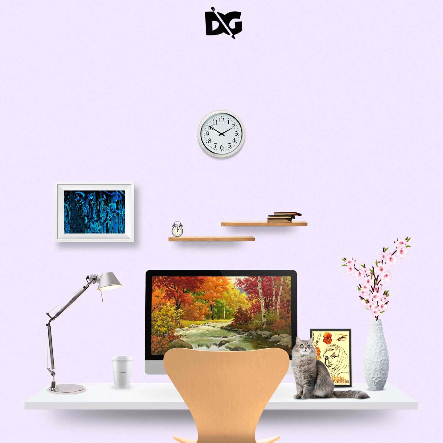 Landscape Scene Mockup