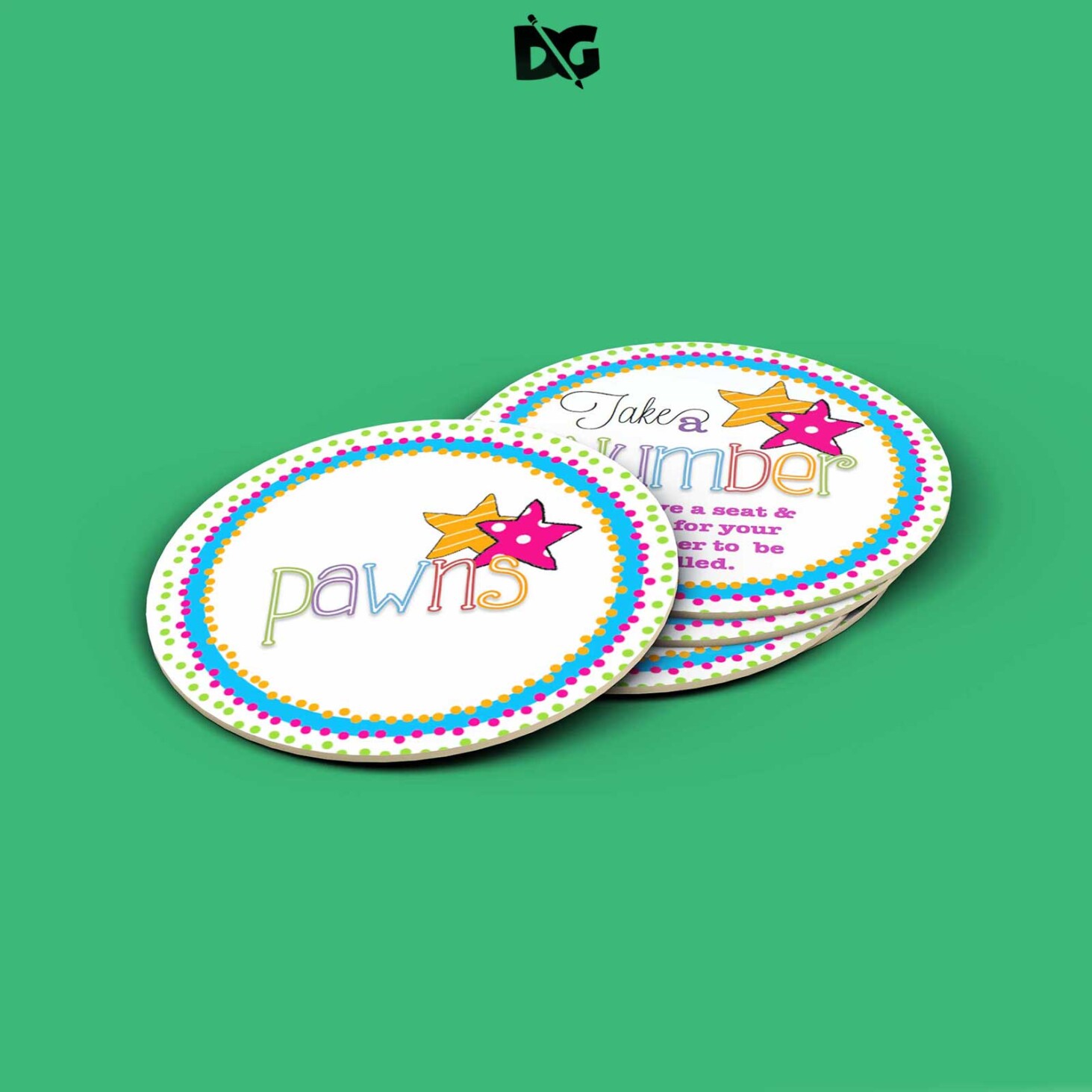 Stylish Coaster Design Mockups Free 21 Coaster Design Labels Mockups