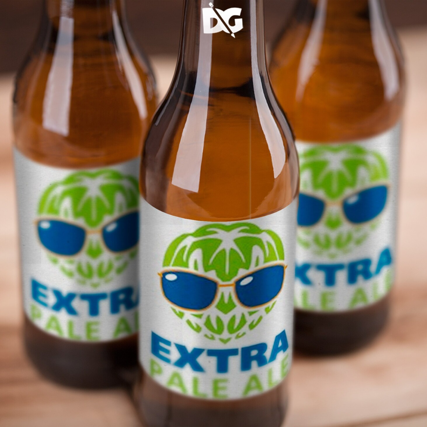 Elegant Glass Bottle Mockup Design 17 Label Design Mockup