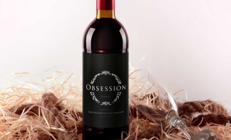 Finest Bottle Label Mockup