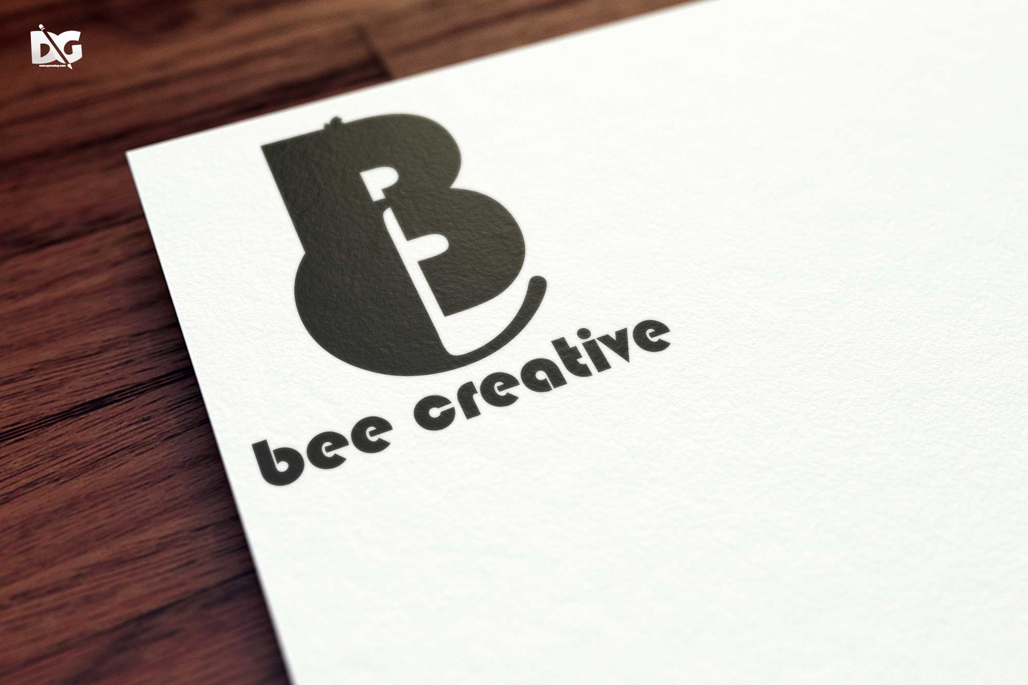 Paper Logo Mockups PSD
