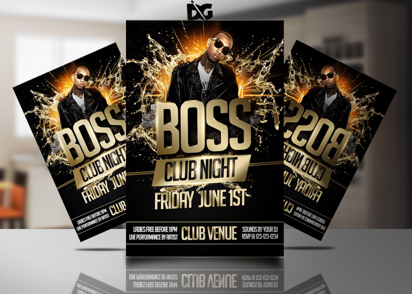Free PSD Mockups 6 Flyer Design Mock-ups