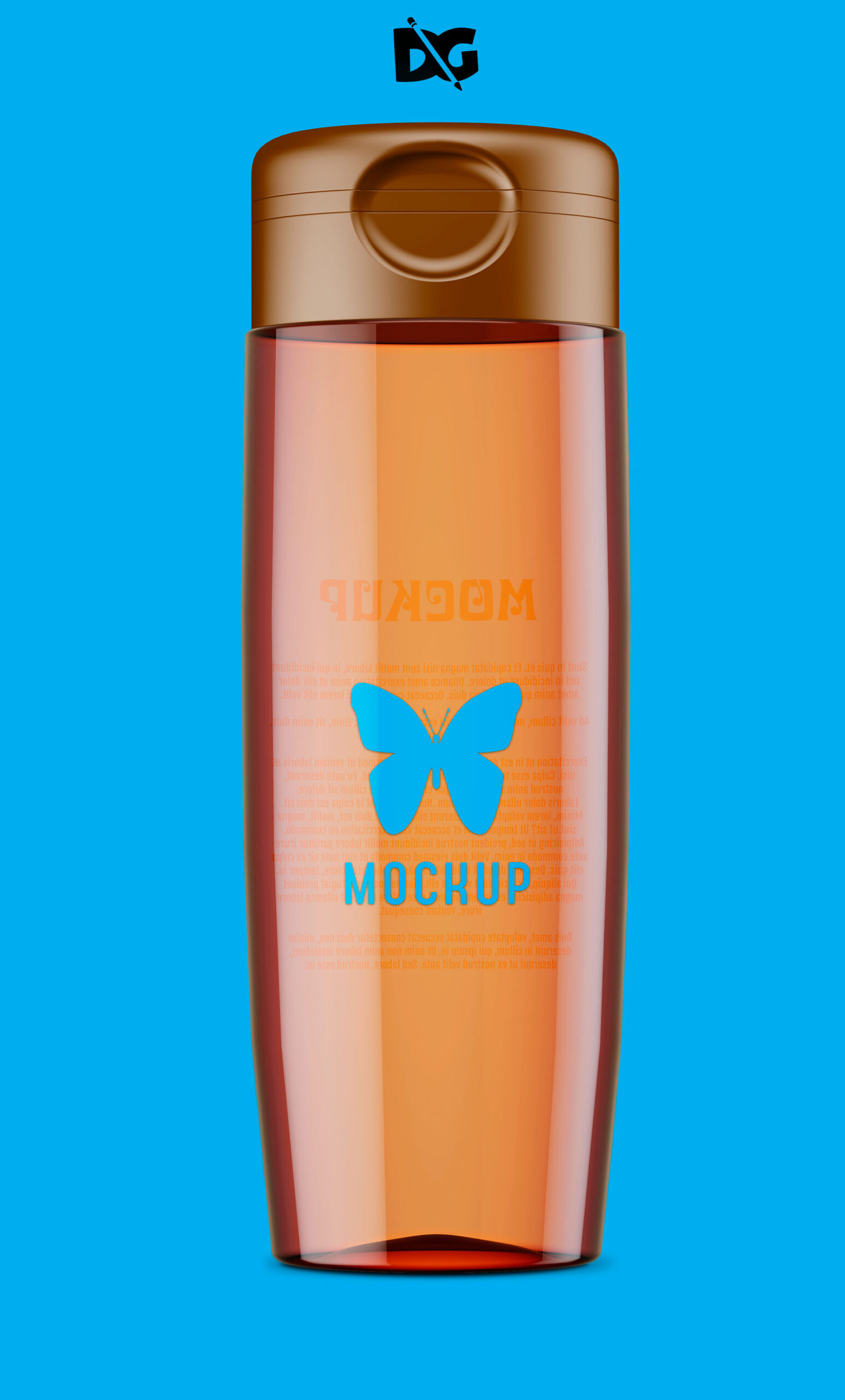 Stylish Shampoo Bottle Mockup Design 11 Shampoo Bottle Label