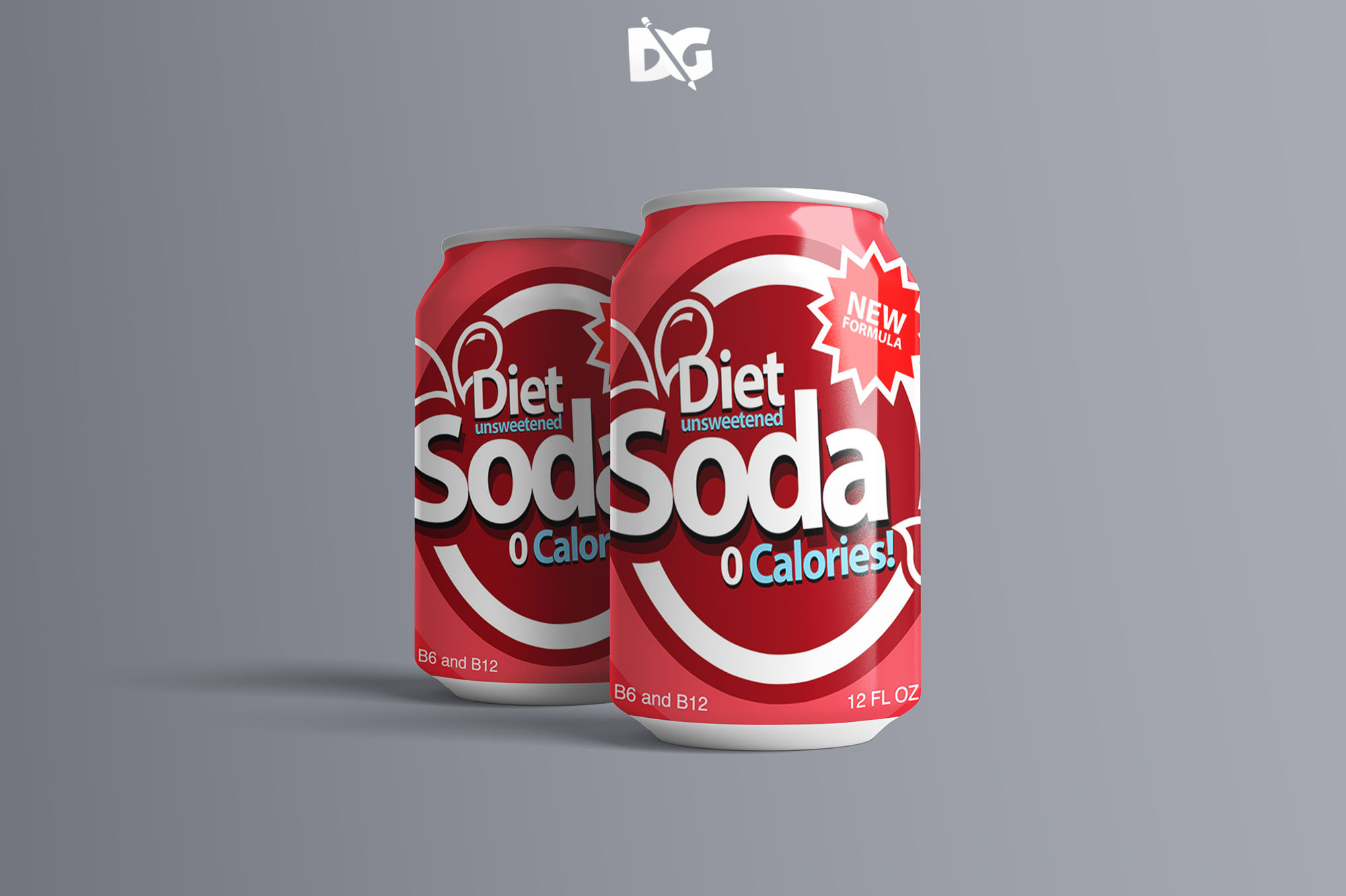 Soda Can Label Mockups