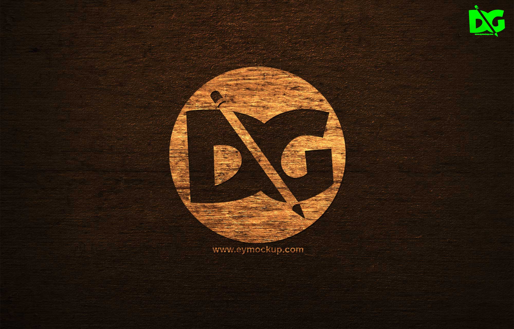 Free Brown Color Logo Mockups for PSD 37 Color PSD Logo