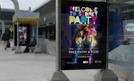 Stand Billboard Mockups